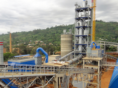 卢旺达1500TPD水泥生产线安装现场